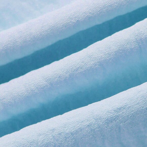 Blue Elegant Women's Loose Comfortable Texture Style Women Top And Pants Set - Picture 3 of 4